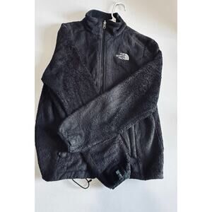 The North Face Osito Jacket Womens S Black Polyester Full Zip Fleece Long Sleeve